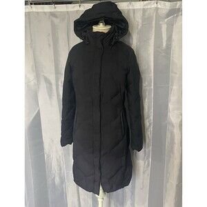 The North Face Miss Metro ll Long Jacket Women's S 550 Goose Down Puffer Zip Up